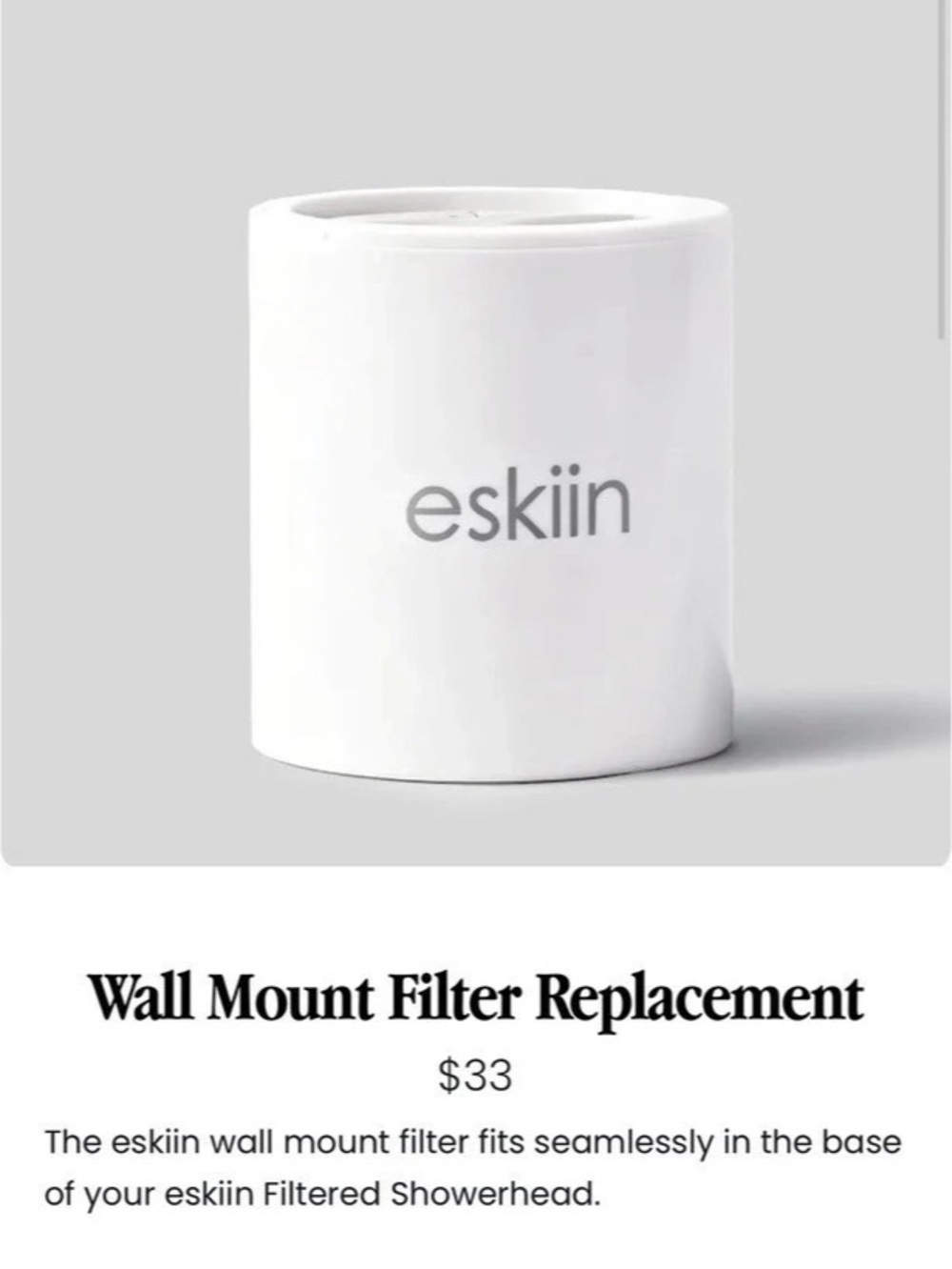 eskiin Wall Mount Filter Replacement Filters NWT